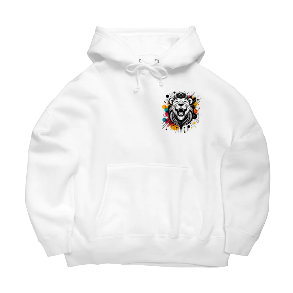 リトルスター・クローゼットの#laughing animal art Big Hoodie