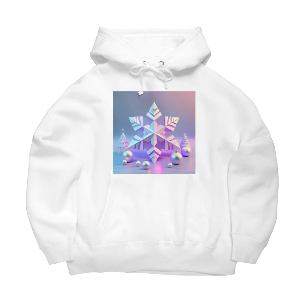 Octagon Mod.E.のXmas 雪の結晶 Big Hoodie