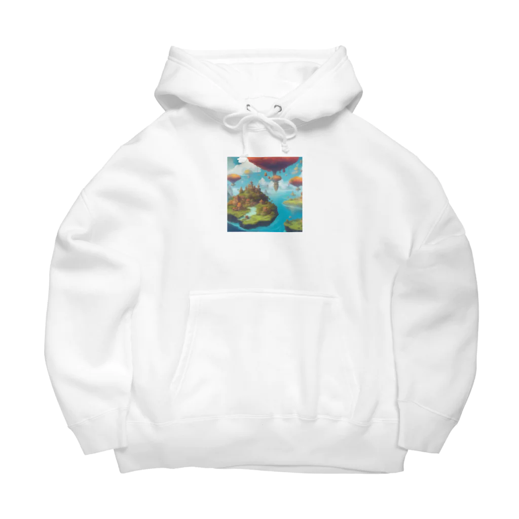 G7のショップの 幻想の浮遊アイランド コレクション（Fantastical Levitating Islands Collection） Big Hoodie