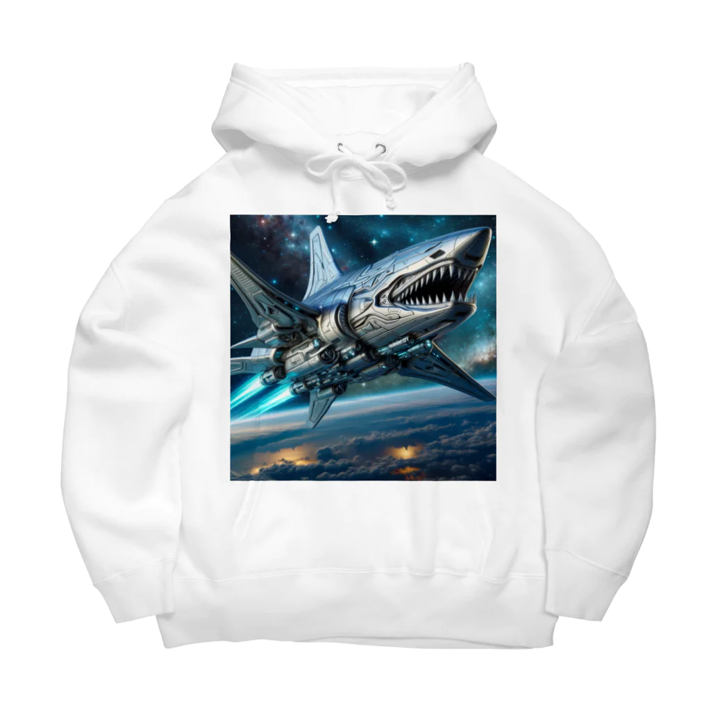 RISE　CEED【オリジナルブランドSHOP】のサメの宇宙船 Big Hoodie