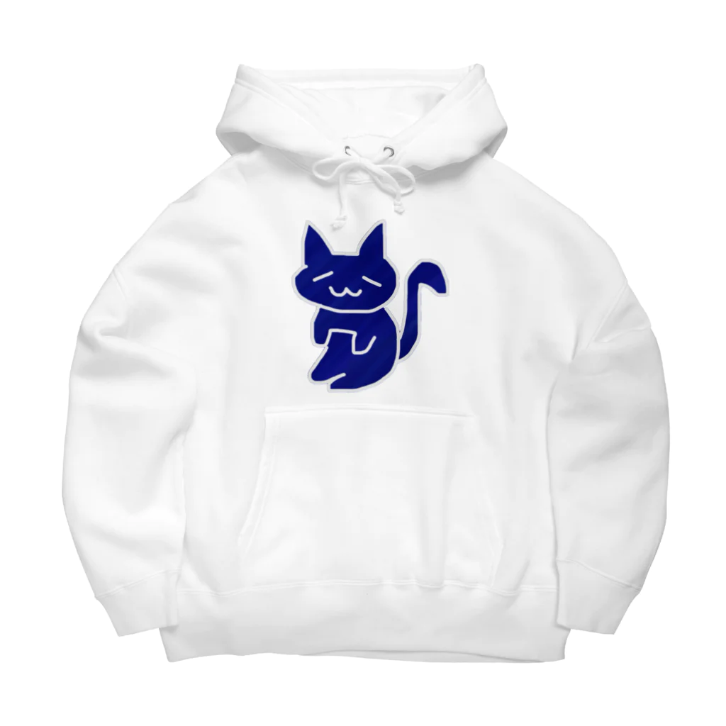 @youの青い猫 Big Hoodie