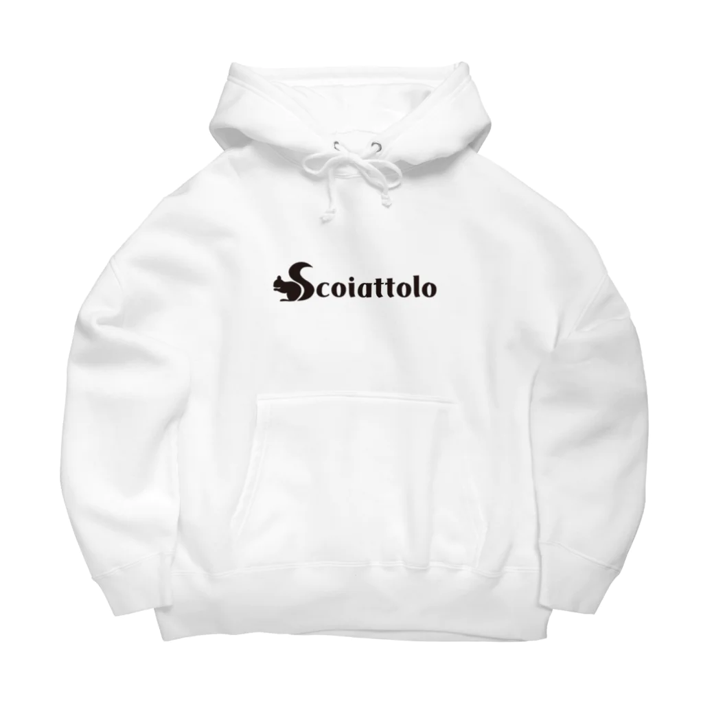 りすのしっぽのScoiattolo（りす）_Black Big Hoodie