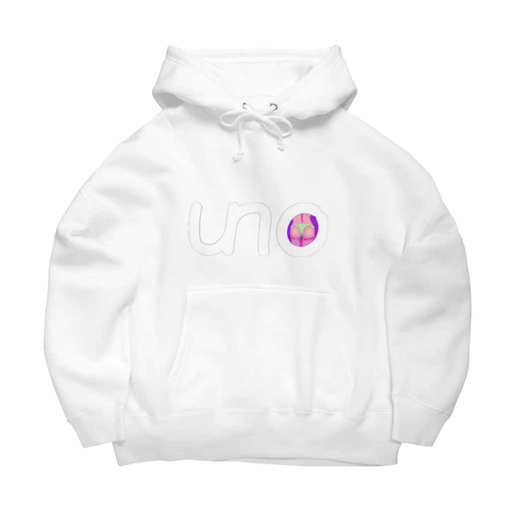 unoのUNOロゴ×ドットビキニヒップ Big Hoodie