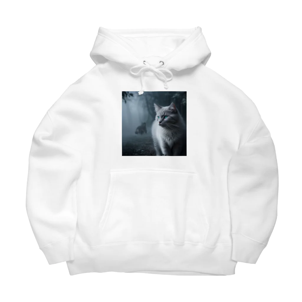 ZZRR12の「境界を見つめる猫の眼差し」 Big Hoodie