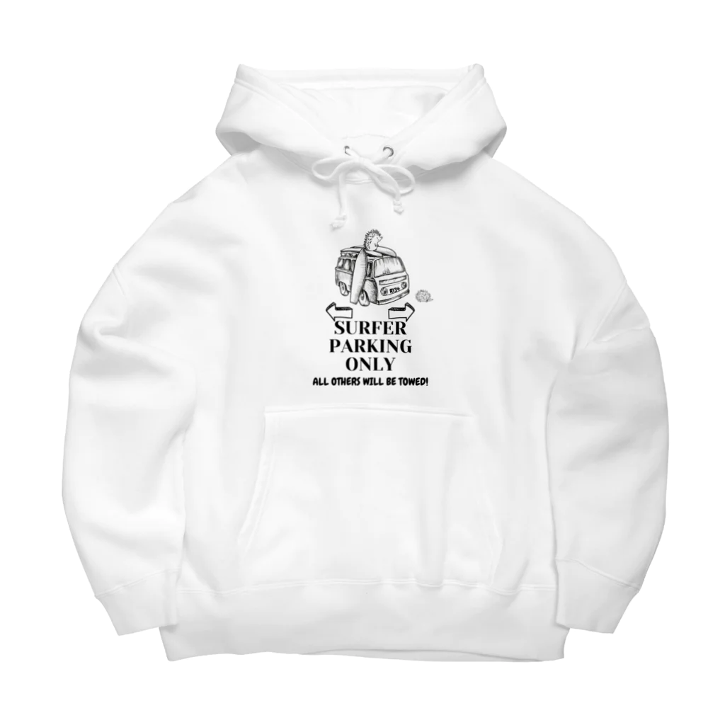 CyberArmadilloのサーファーパーキングオンリー Big Hoodie