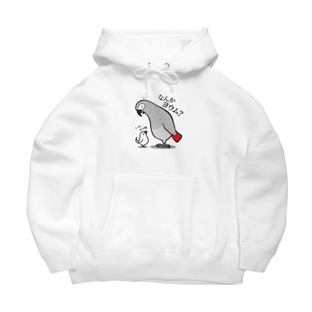 ほほらら工房 SUZURI支店のなんかヨウム？ Big Hoodie