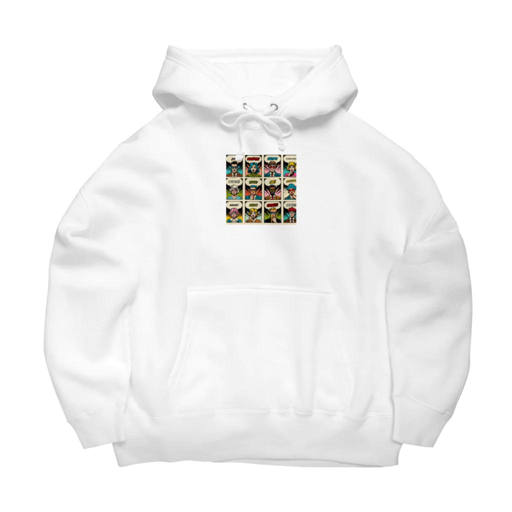 minishokoのアメコミ風コラージュ Big Hoodie