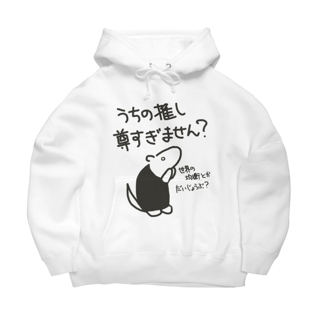 ミナミコアリクイ【のの】の推しが尊すぎて世界が心配【ミナミコアリクイ】 Big Hoodie