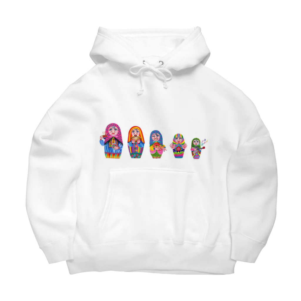 ザ・ハレーションズのマトリョーシカのマト子ちゃん Big Hoodie