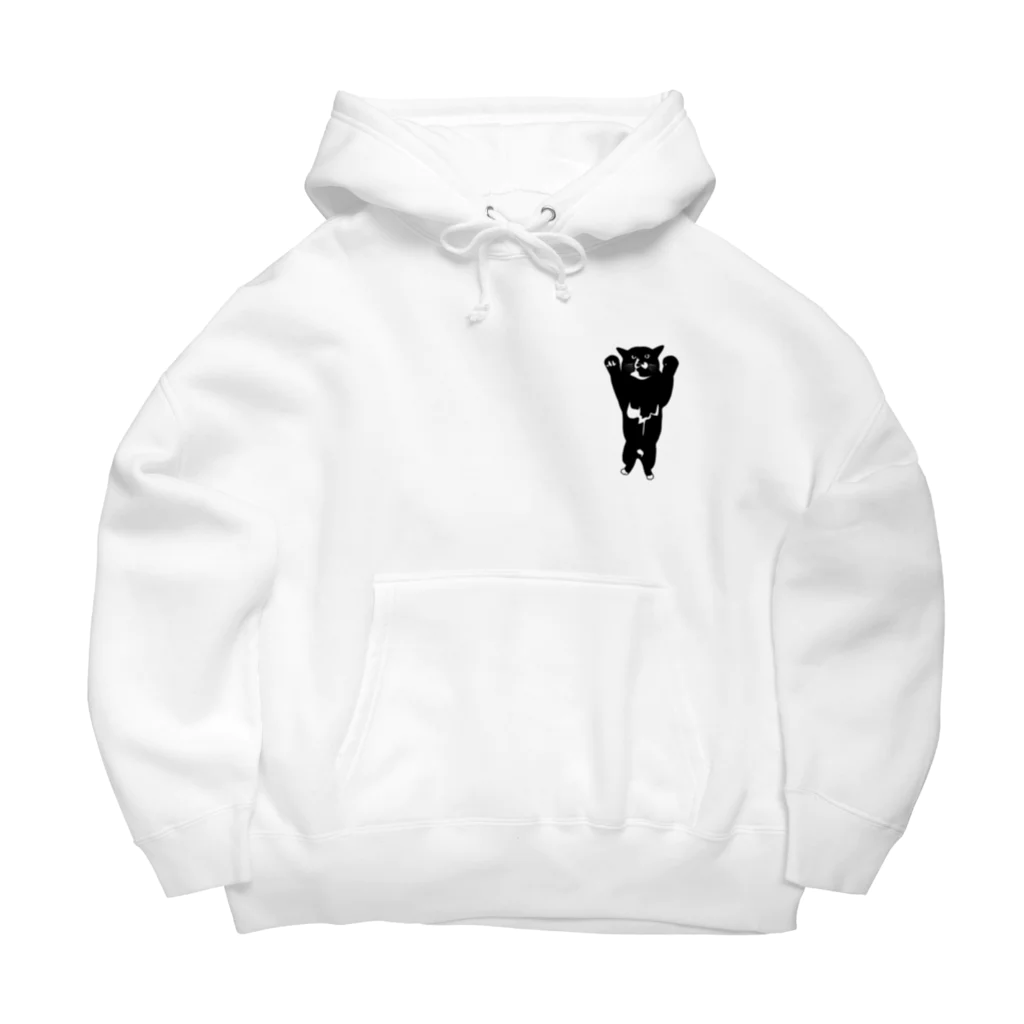 犬猫サロンぷらすのきもかわツキノワネコしめじ Big Hoodie