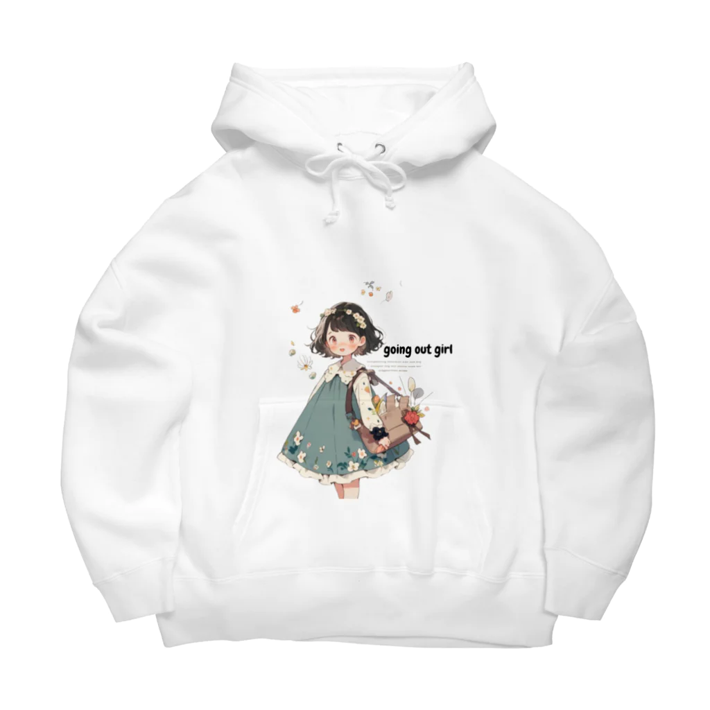 piyotanpiのgoing out girl Big Hoodie