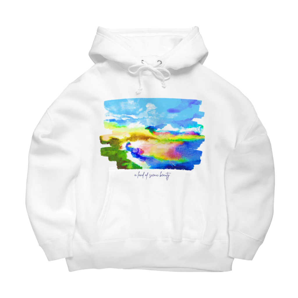 はらさんちのa land of scenic beauty Big Hoodie