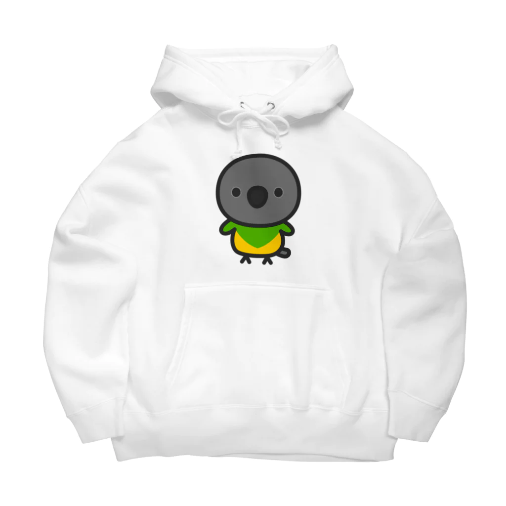 いんこ屋堂のネズミガシラハネナガインコ Big Hoodie