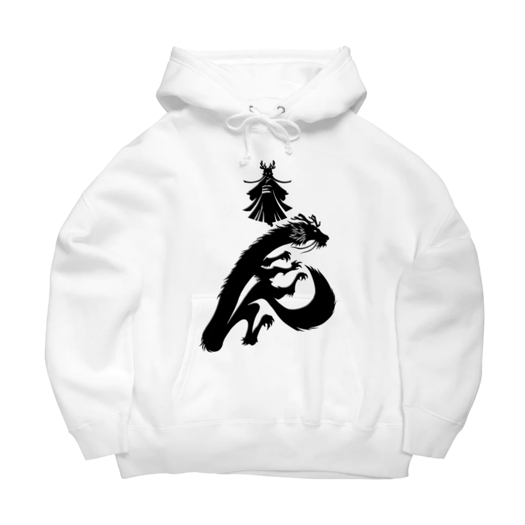 流戸家の製作所の辰年辰姫ブラック Big Hoodie