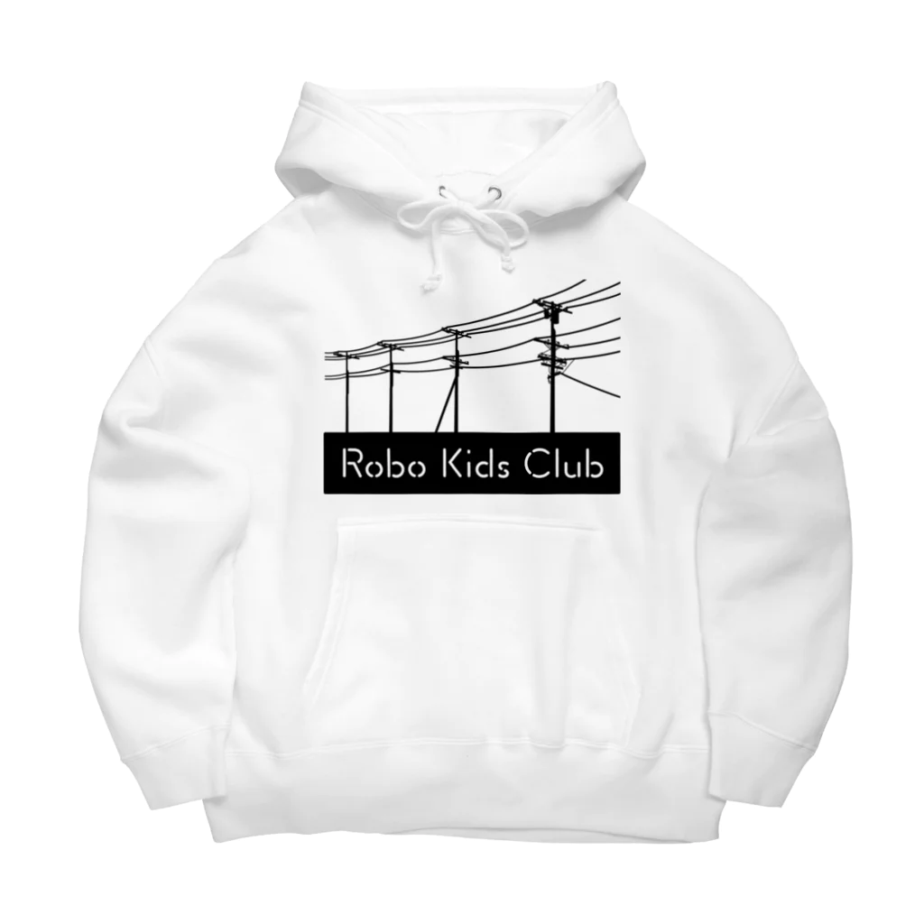 ロボキッズクラブ倶楽部のロボキッズクラブ（黒） Big Hoodie