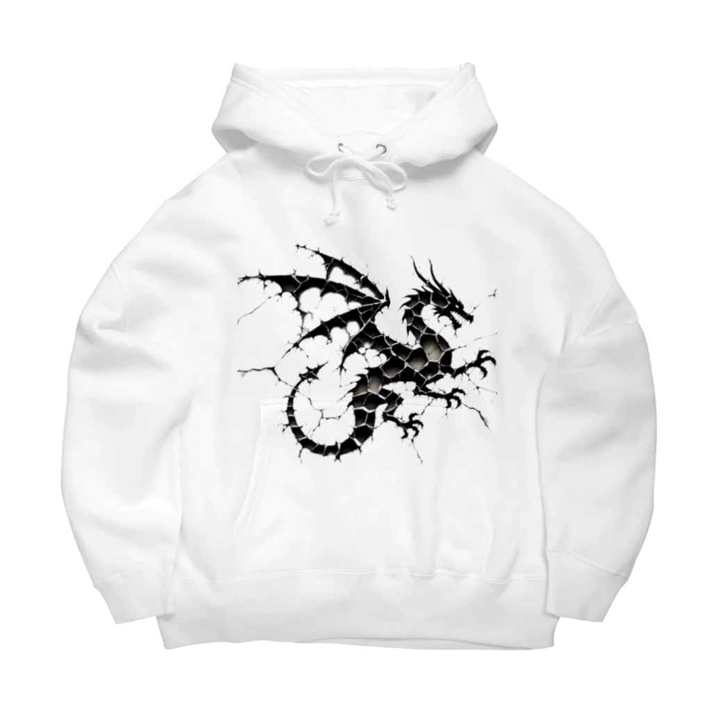 hoodie styleの朽ち果てぬドラゴン Big Hoodie