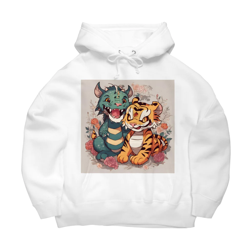 enryuu'sCLUBのPrettywithタイガー＆ドラゴン Big Hoodie