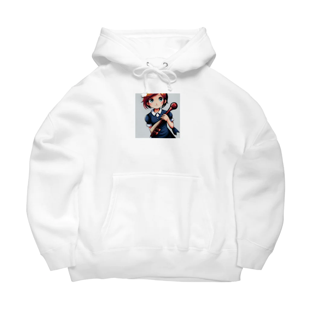 ほっこり絵音舎のオケ部入団希望の リンちゃん Big Hoodie