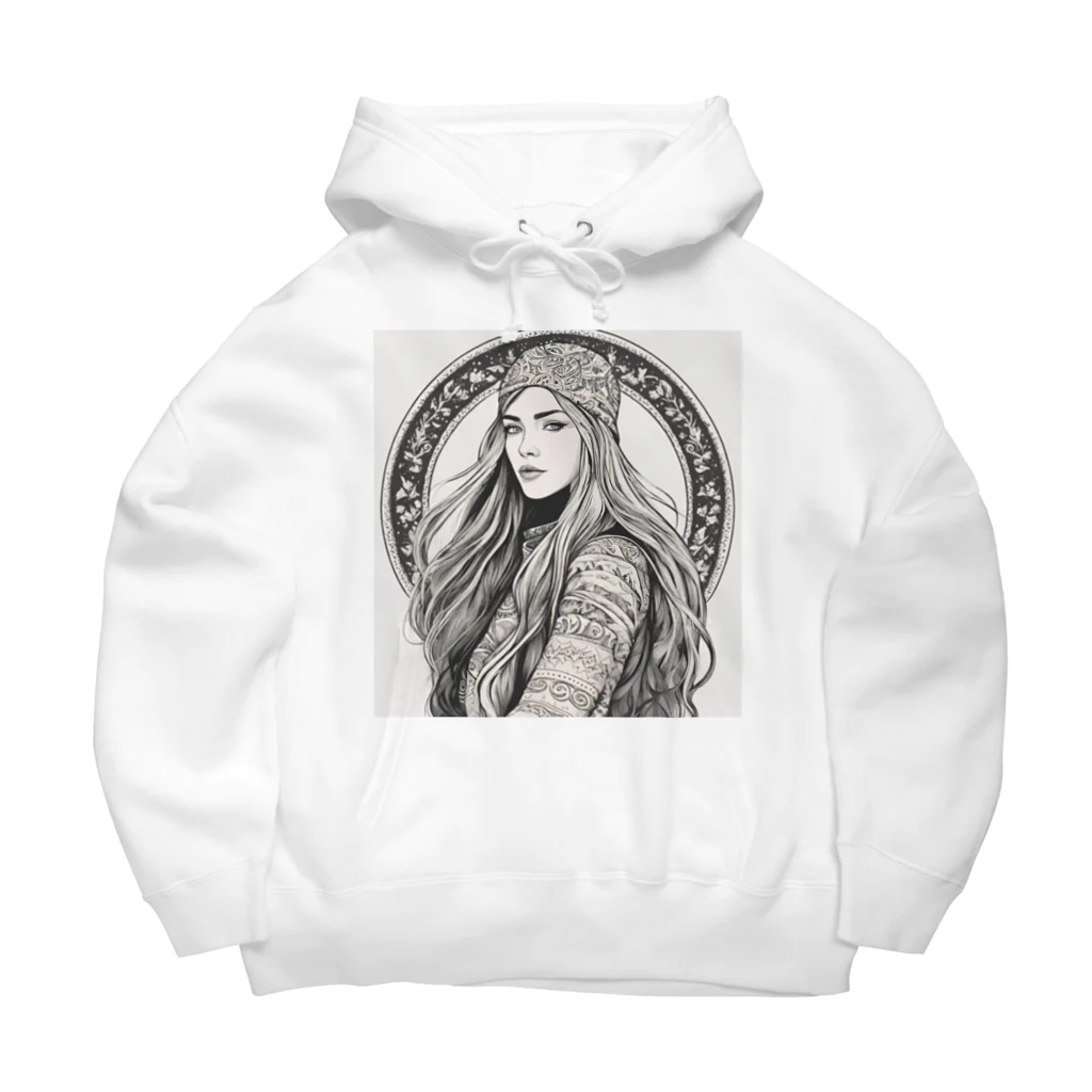 Olivi　Styleの北欧スタイルイラスト Big Hoodie