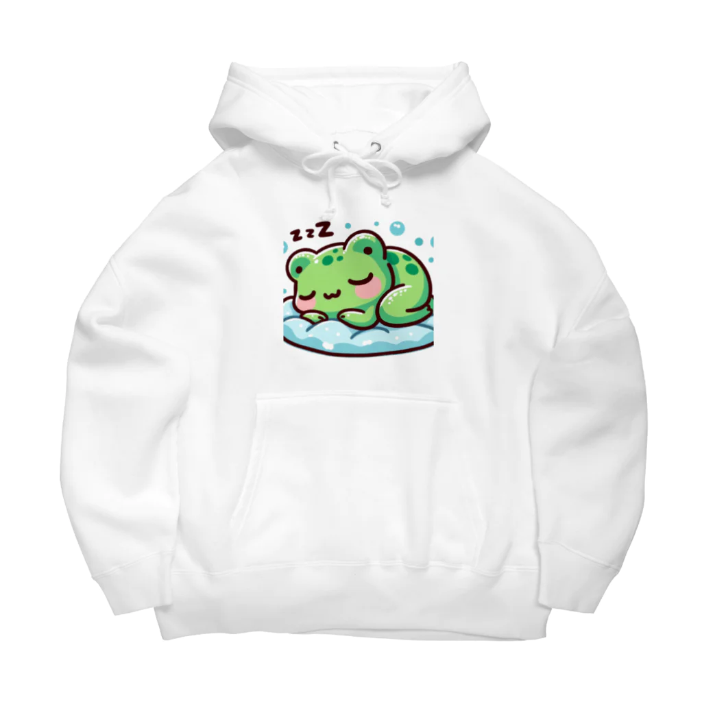Shiba_IncのSleeping frogs(熟睡する蛙) Big Hoodie
