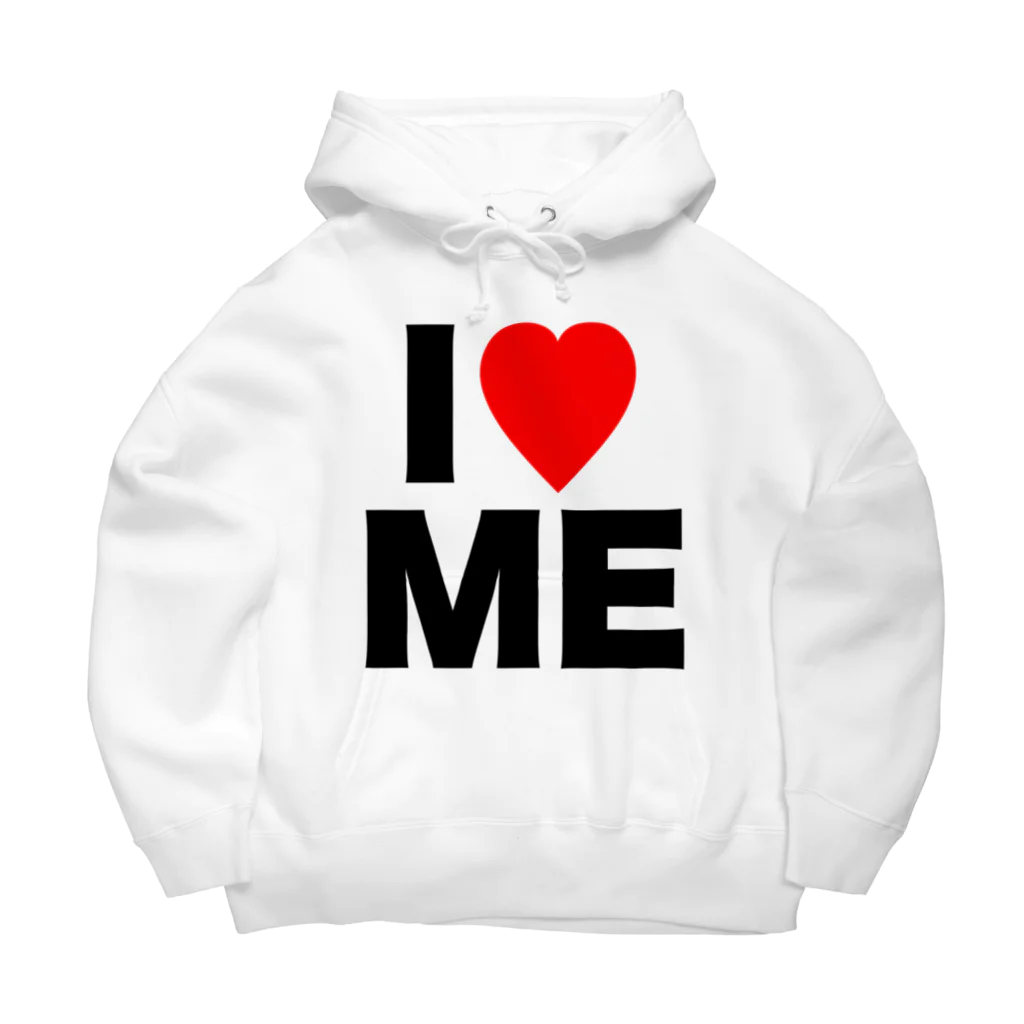 【シリーズ】おもしろ格言ショップの【おふざけシリーズ】I♡ME Big Hoodie