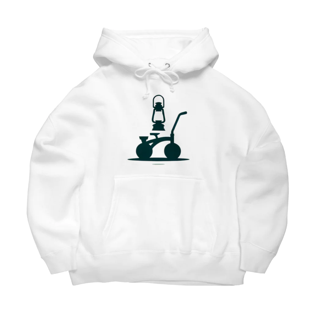 ノスタルジストのレトロリーフ Big Hoodie