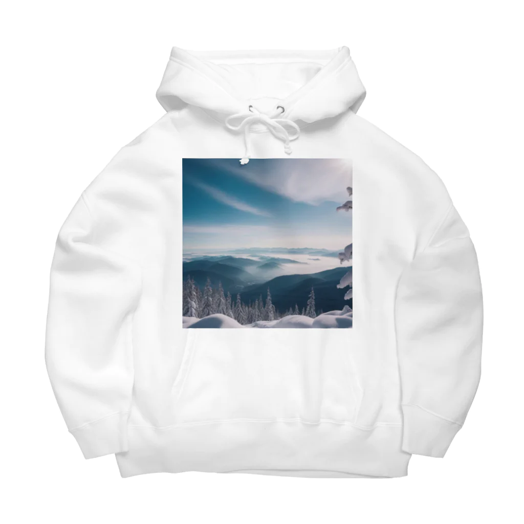 awawoの青空と山の風景 Big Hoodie