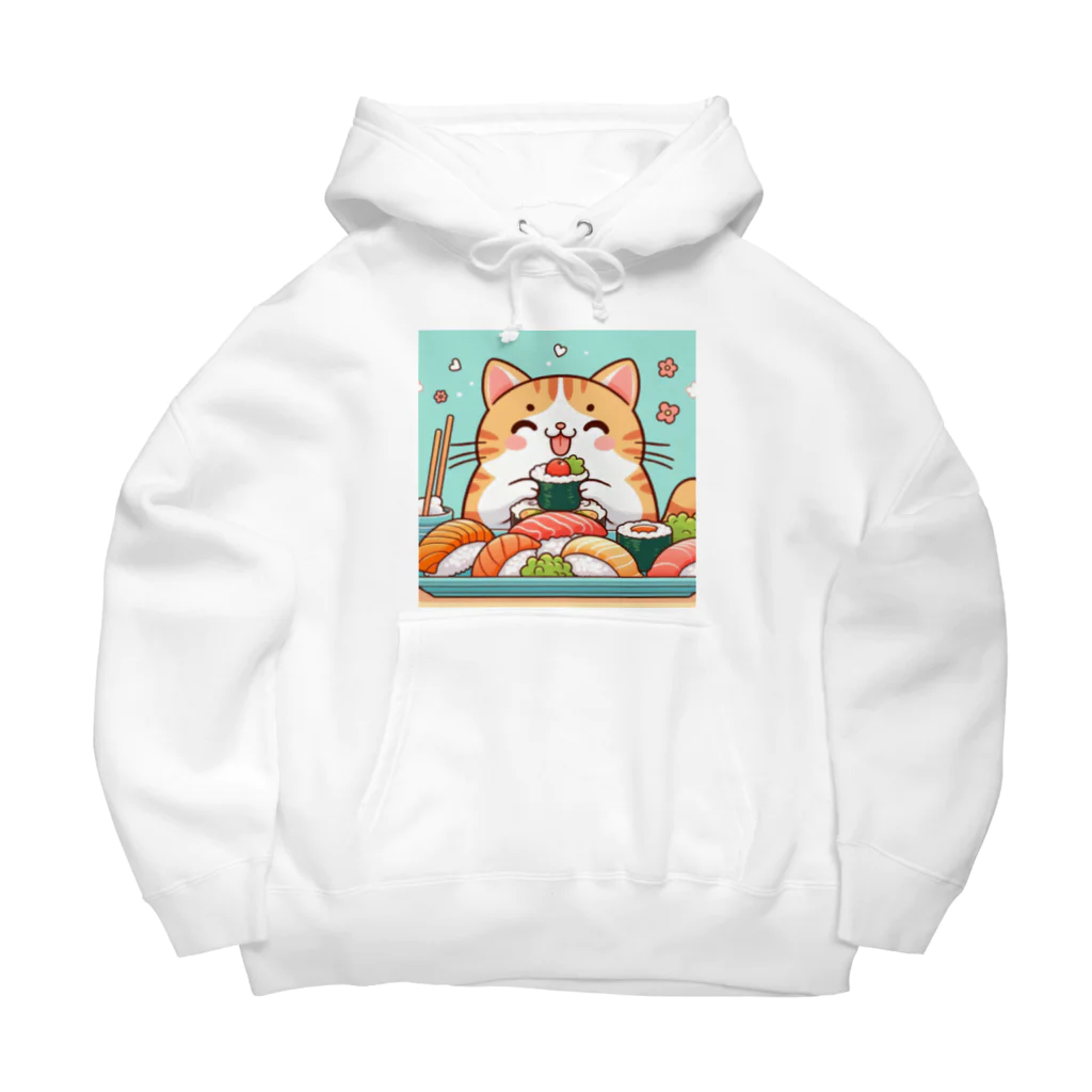 zuuu-の☆す☆し☆ね☆こ☆ Big Hoodie