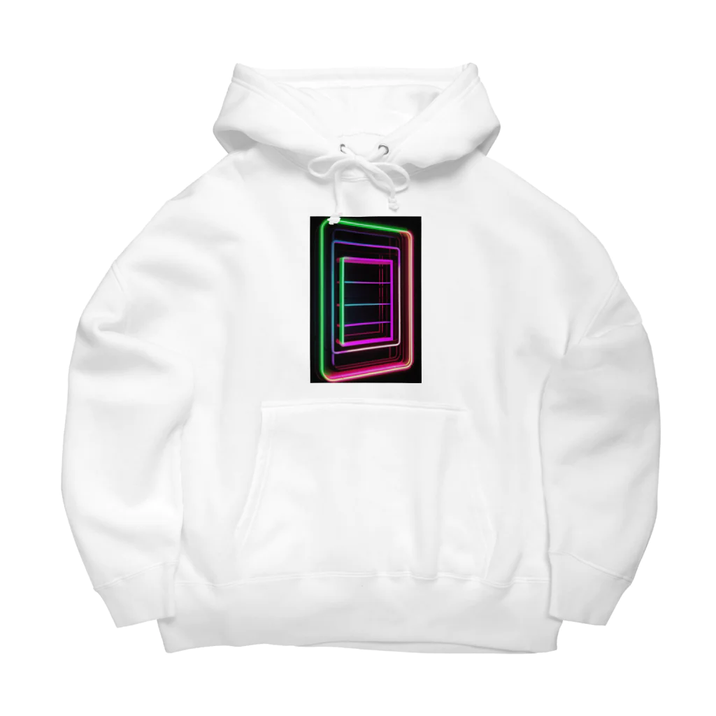 Association Against Mirroring SelfiesのAbstract_Neonsign Big Hoodie