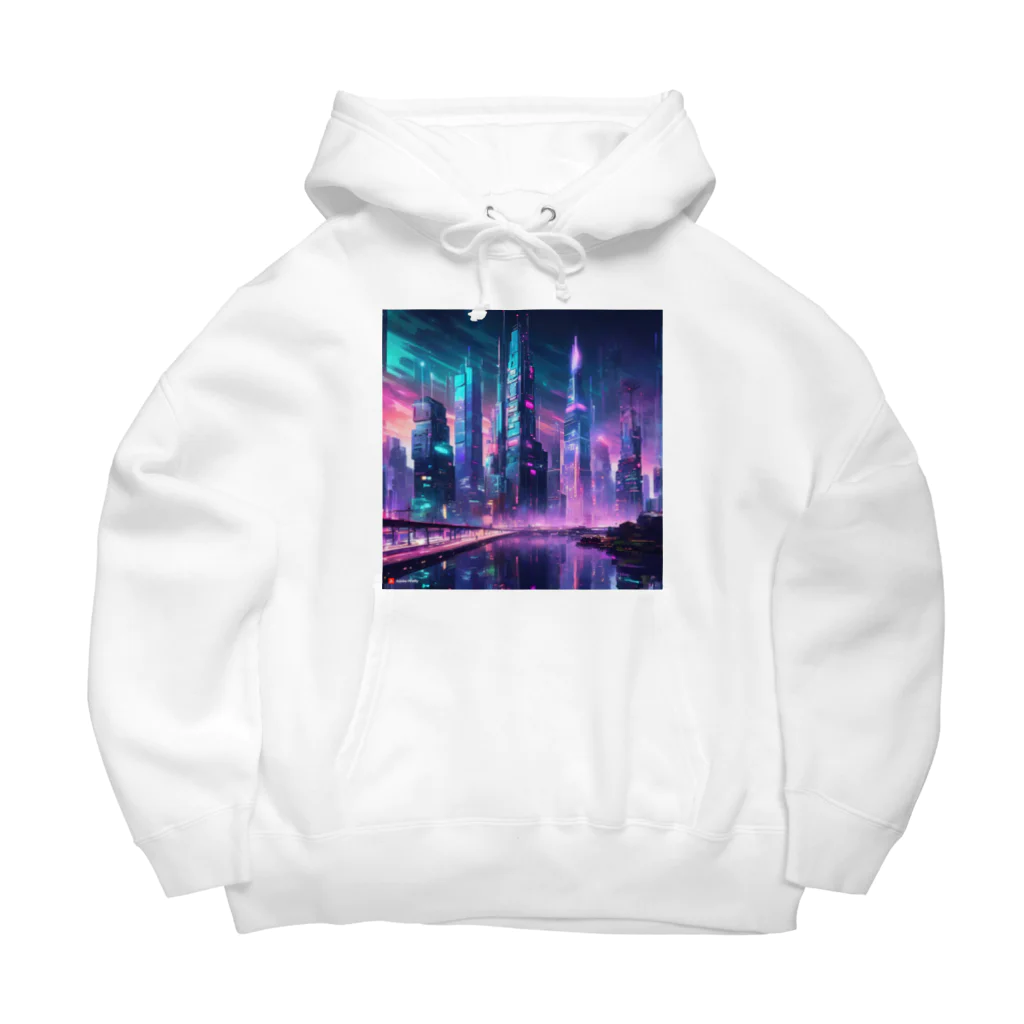 さぷのサイバーパンクシティ Big Hoodie