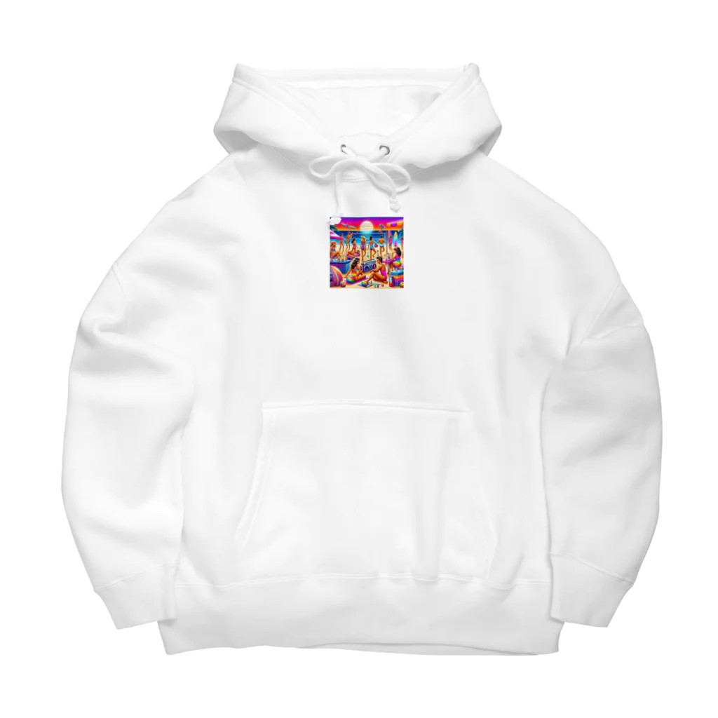 たてっぴのショップの思い出の世界へタイムトラベル！ Big Hoodie