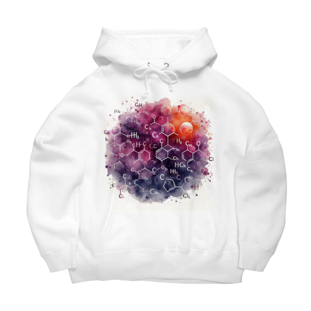 science closet（科学×ファッション）の惑星の化学反応式 Big Hoodie