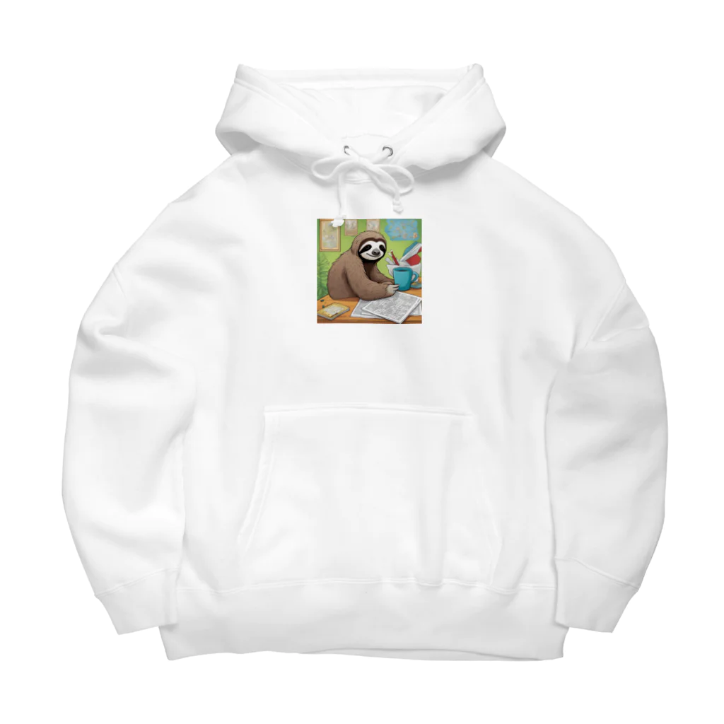 hobopoの"A Sloth Trying Various Things"  Big Hoodie