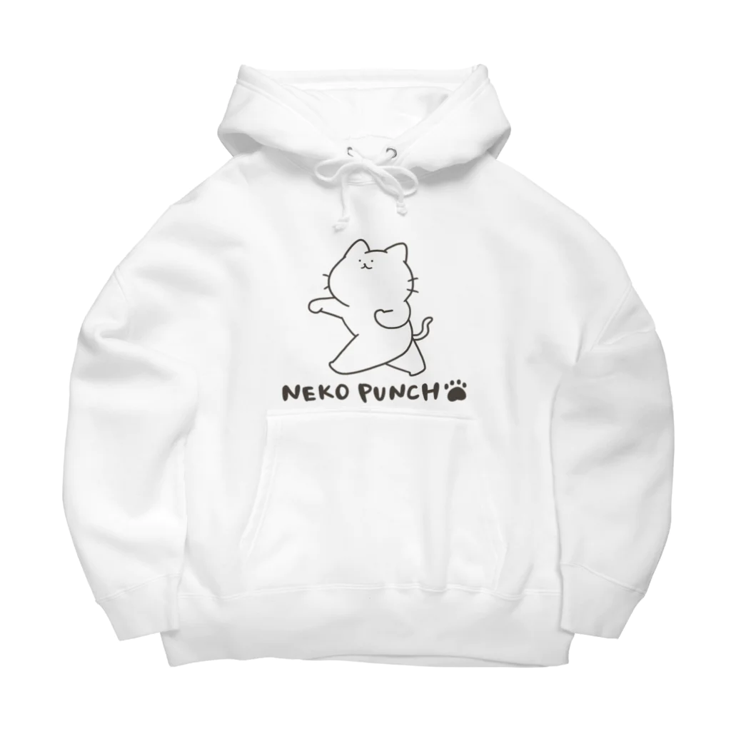 猫原のしの猫パンチ Big Hoodie