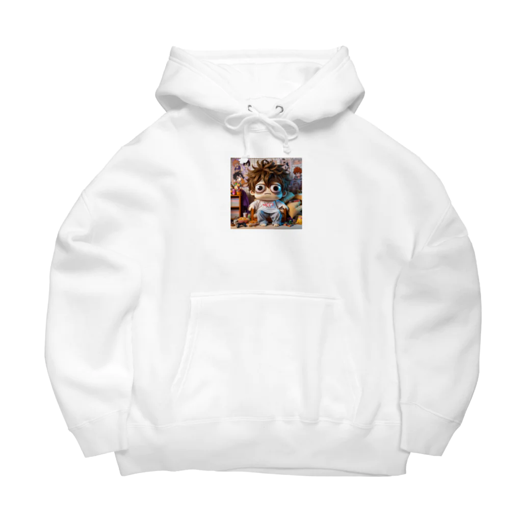 ニコネガショップのニート君 Big Hoodie