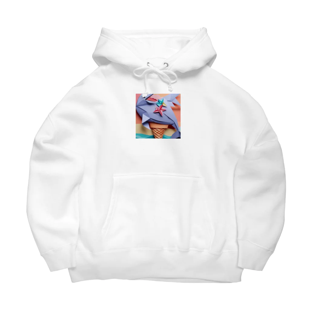 yumiceのice meets オリガミイルカ Big Hoodie