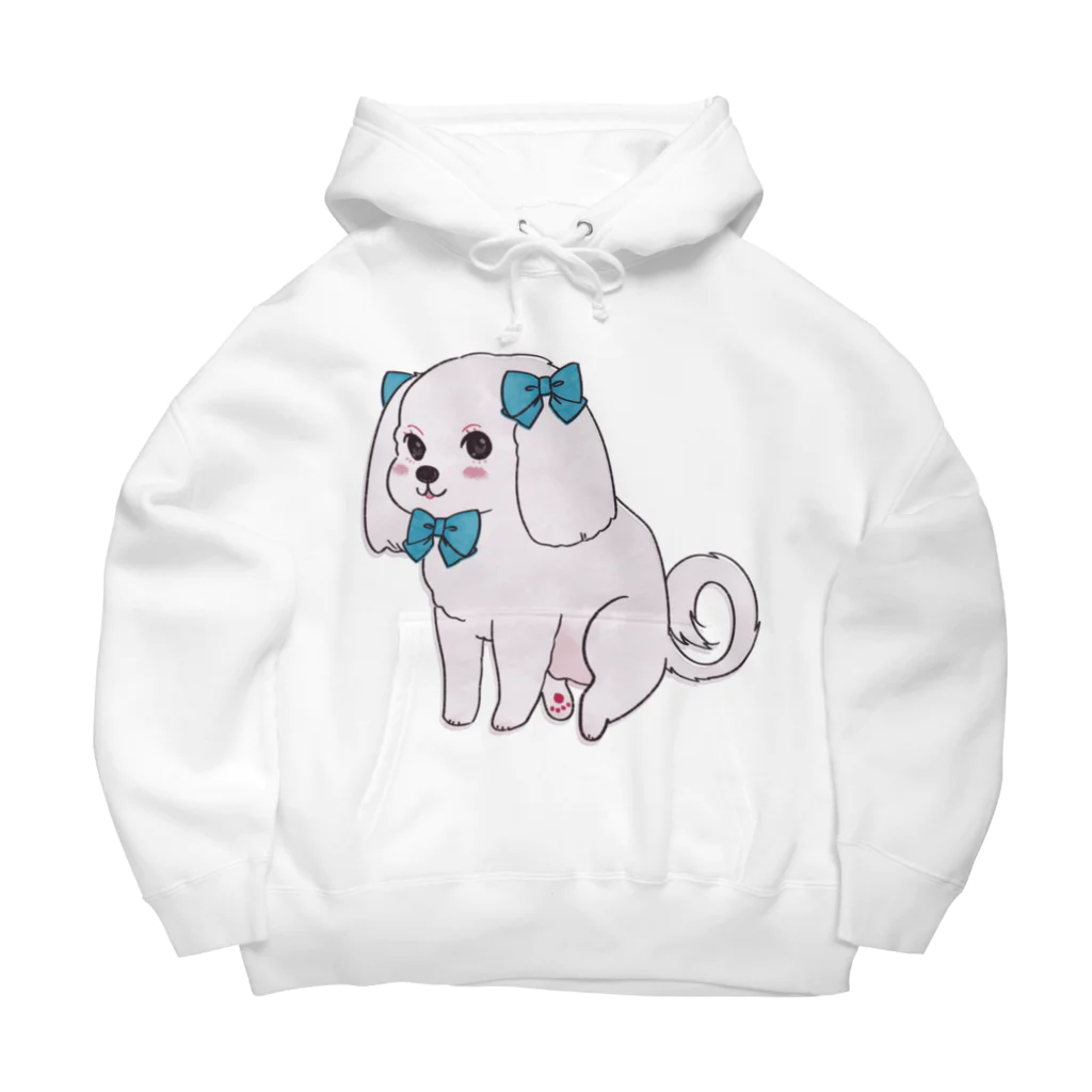 我楽汰倉庫_第二支部(犬)のおしゃれなマルチーズ Big Hoodie