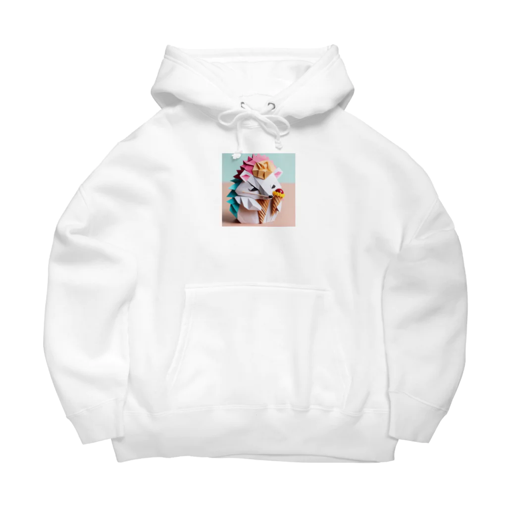 yumiceのice meets オリガミハリネズミ Big Hoodie