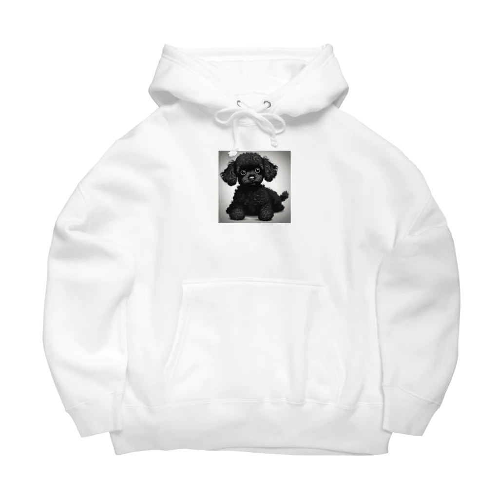 kuuchan0613の可愛い黒色トイプードルグッズ Big Hoodie