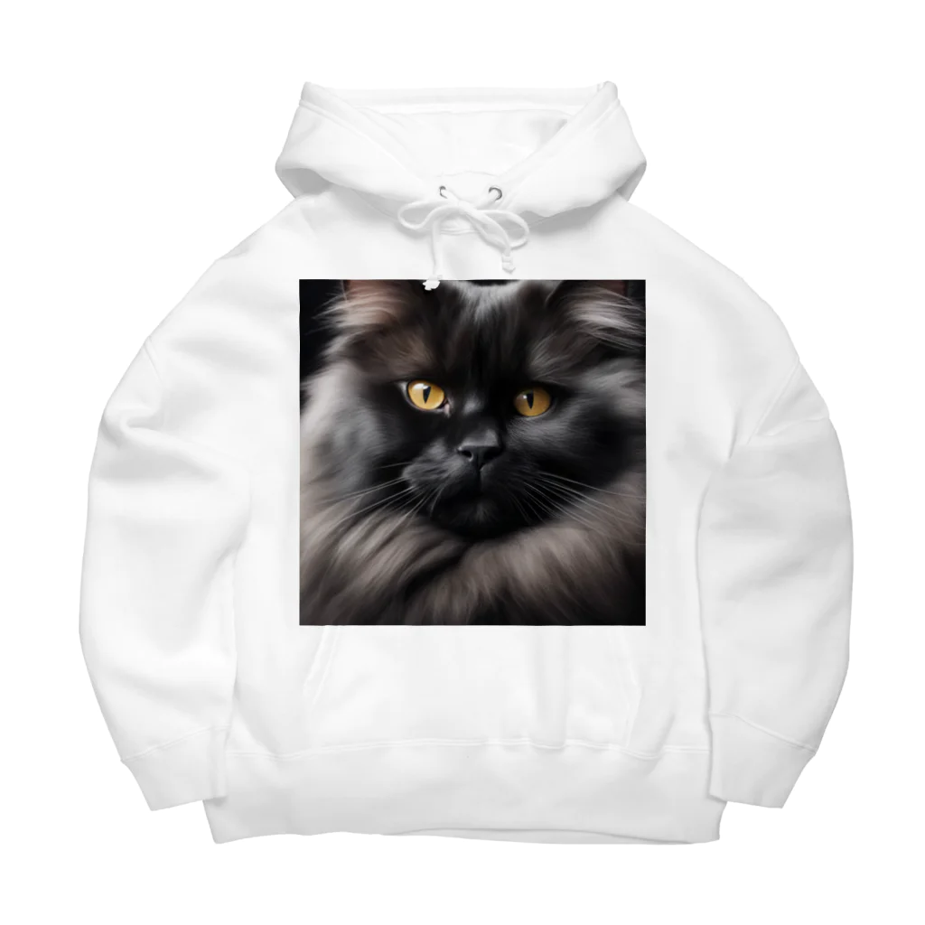 クロネコ屋のハンサムねこ Big Hoodie