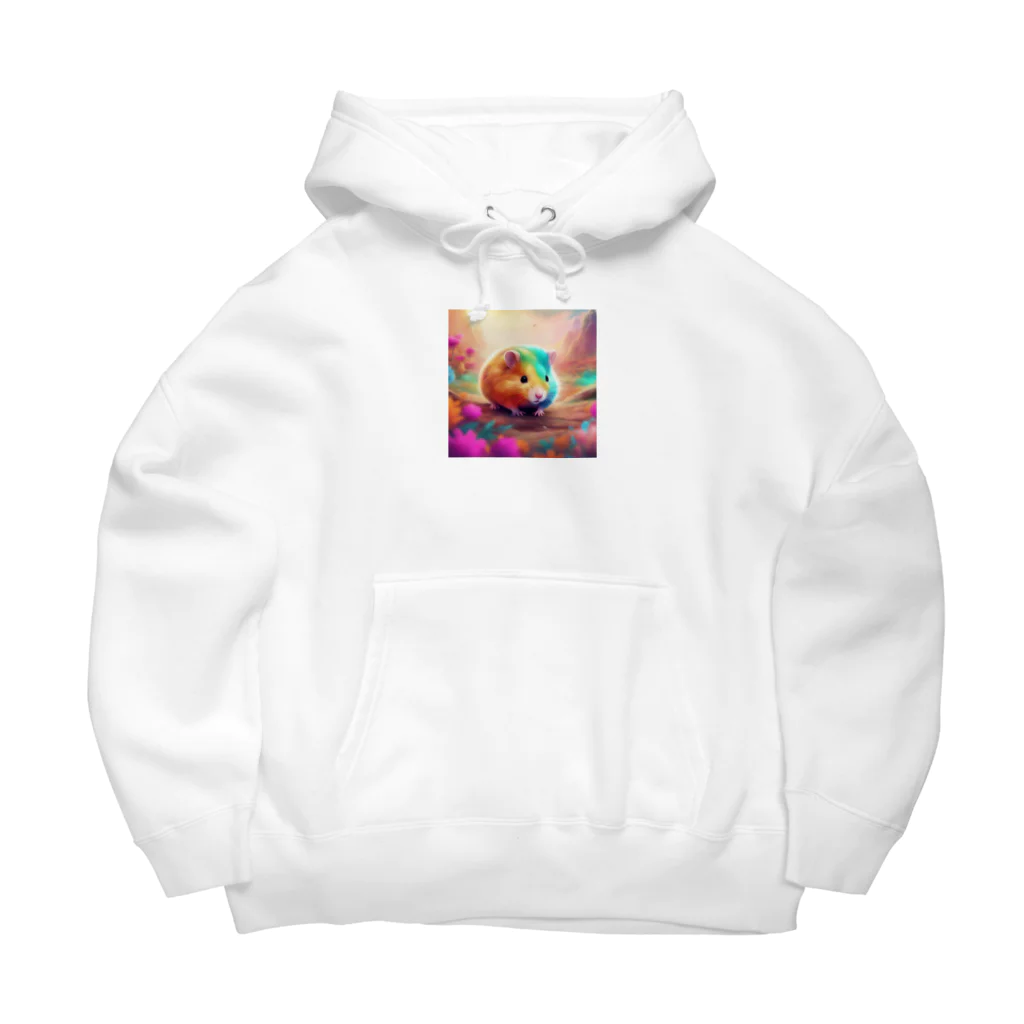 hibiscus_7のカラフルハムスター Big Hoodie