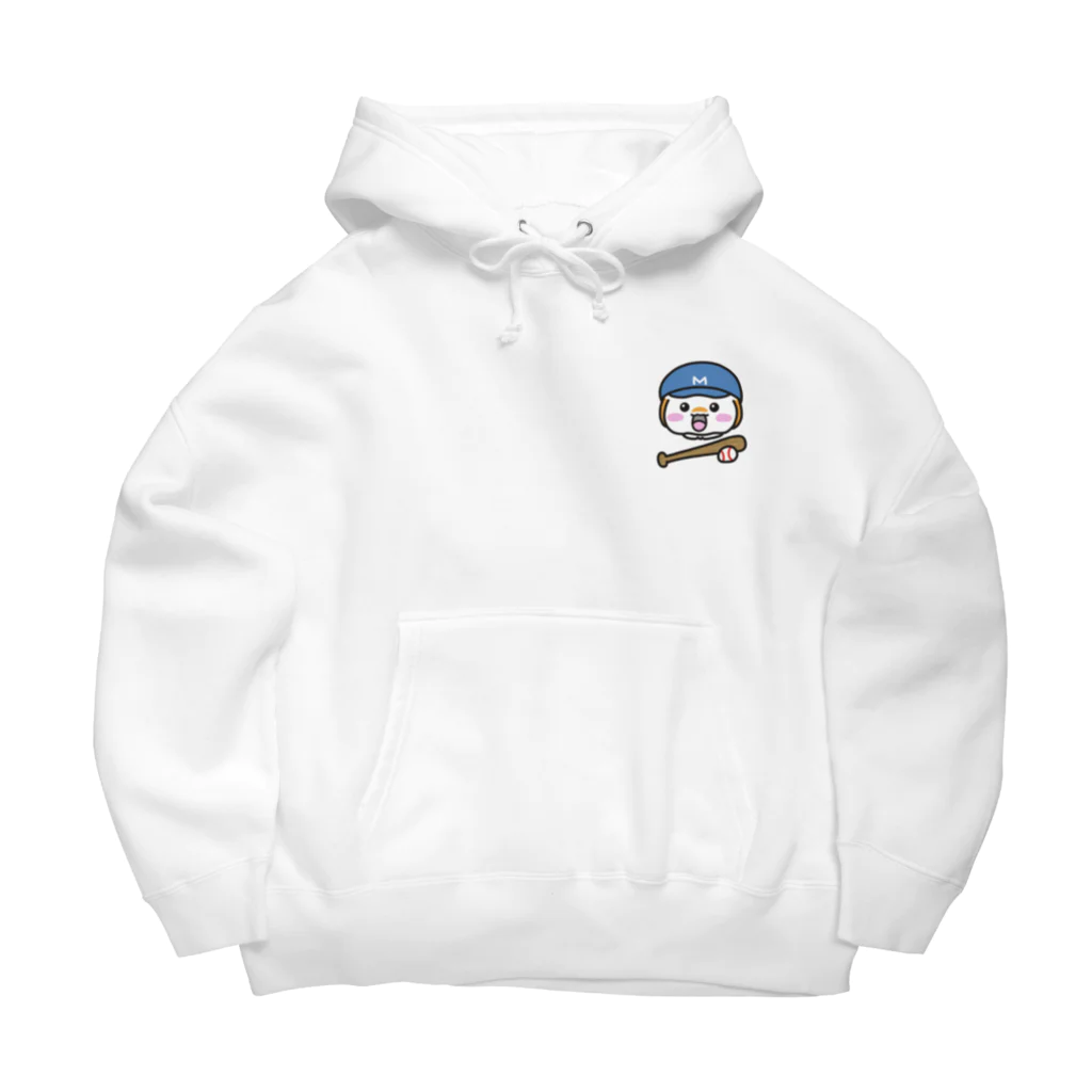 マッシュ・ラビのマッシュ・ラビ(青・野球) Big Hoodie