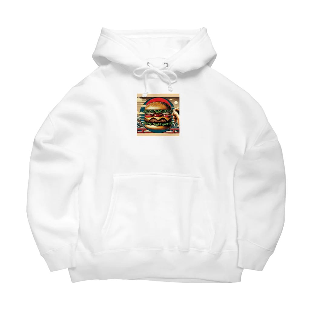 minaminokahoの日本の浮世絵が最新の食文化と融合 Big Hoodie