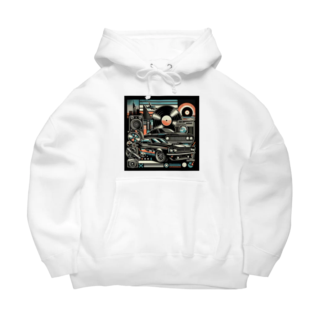 kenken-kenkenショップの車とレコード Big Hoodie