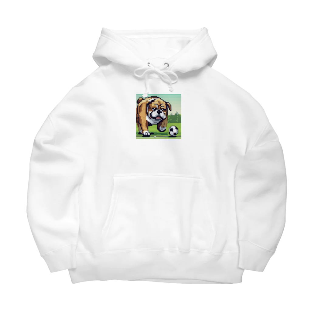 barisukaのフットボーラーブルドッグ Big Hoodie