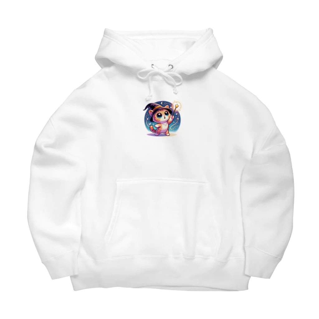 子猫カーニバルの子猫の魔法使い Big Hoodie