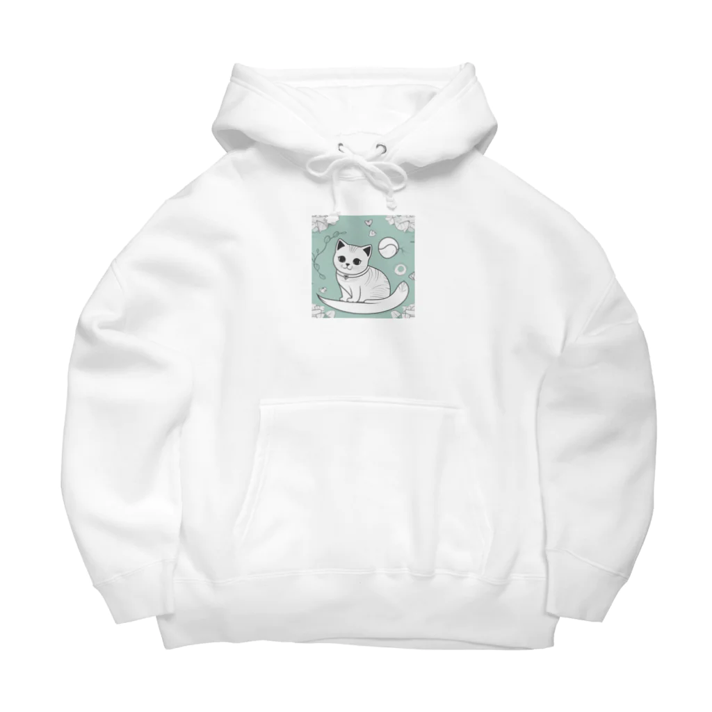 どうぶつやのブリティッシュショートヘア Big Hoodie