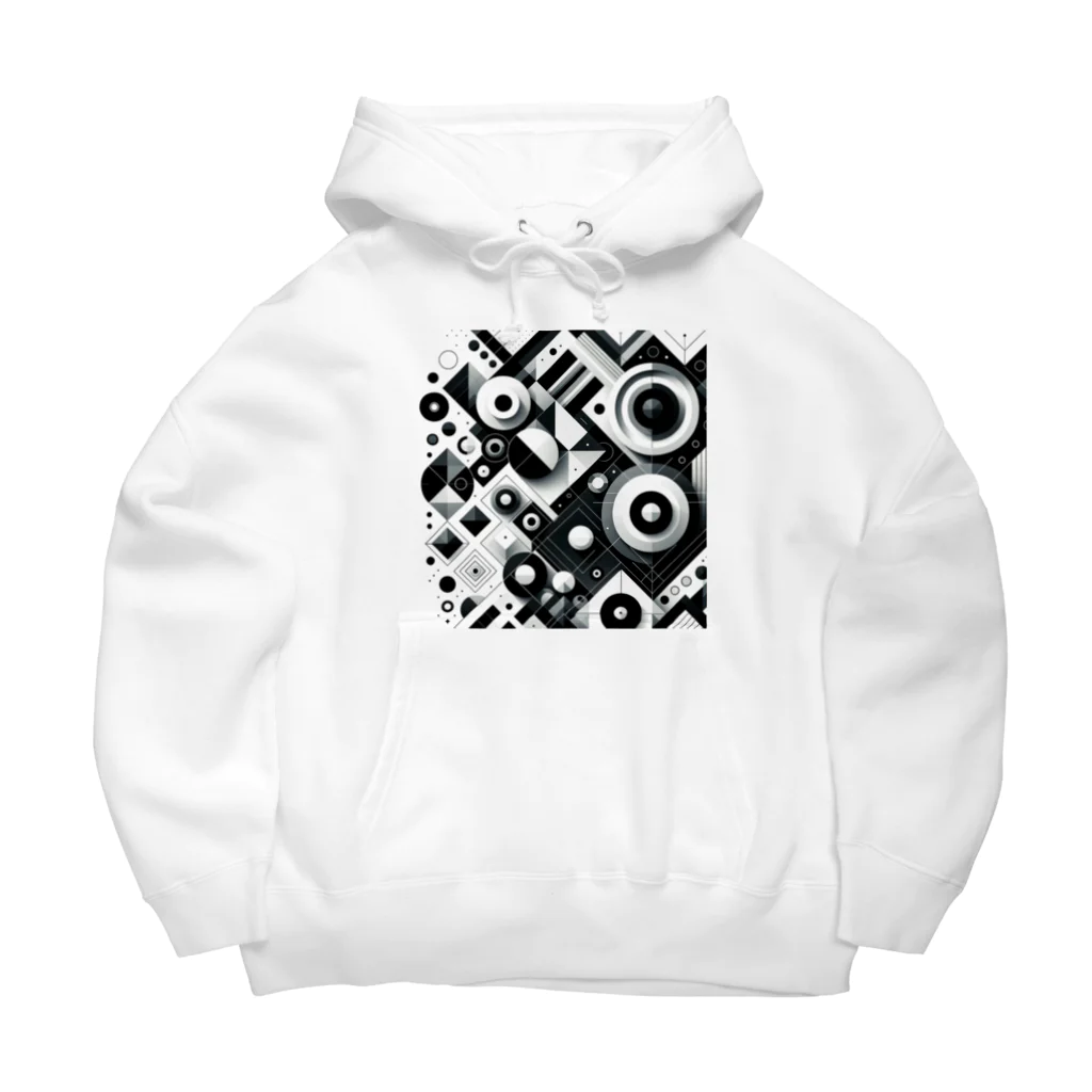 masaの抽象的で洗練された幾何学 Big Hoodie