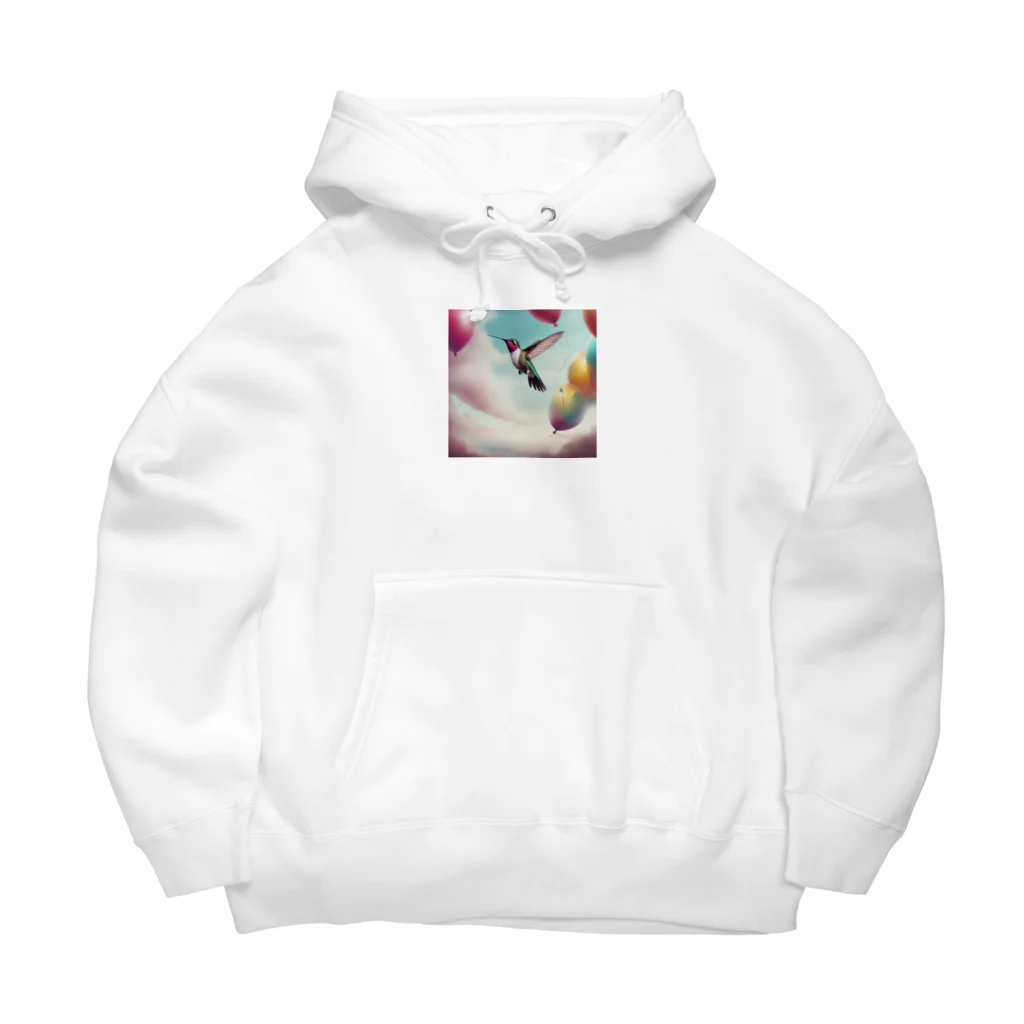 takka_555の癒される動物（キツツキ） Big Hoodie