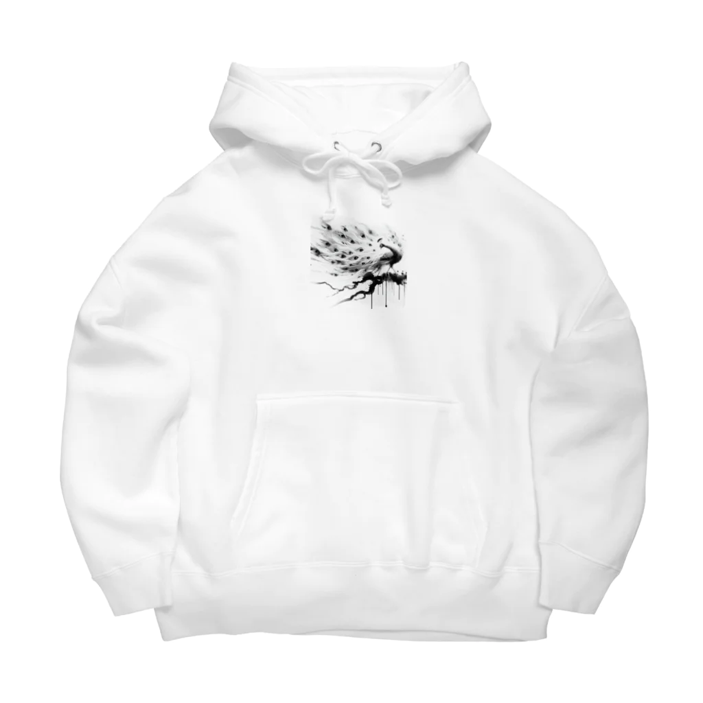 pimo244の孔雀ジャック Big Hoodie